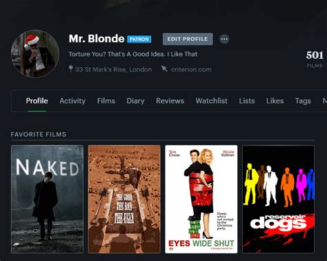 My Profile Any Good Rletterboxd