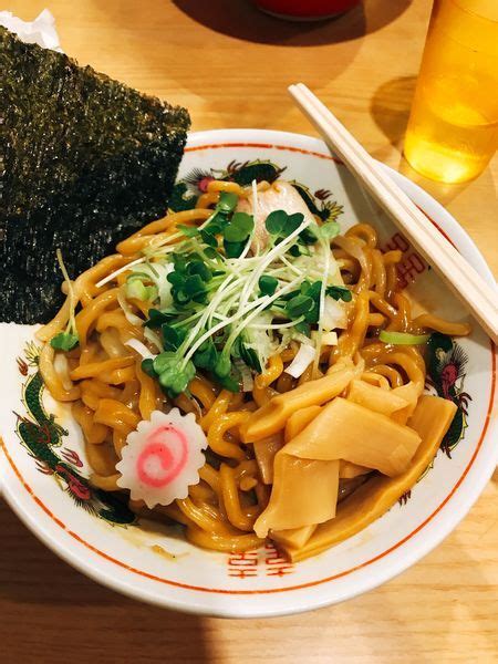 『油そば 大盛り （600円）』武蔵野アブラ学会 早稲田総本店のレビュー ラーメンデータベース