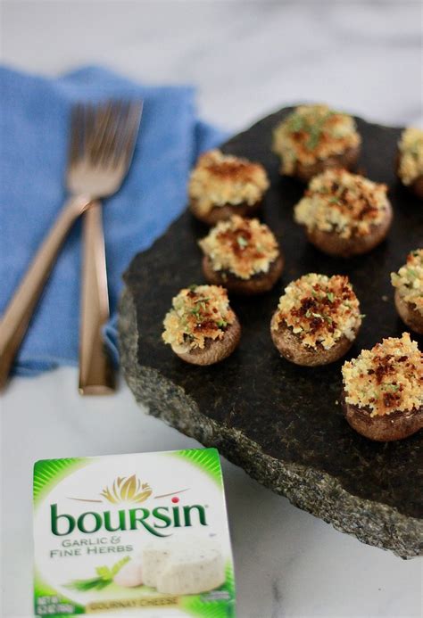 Boursin Stuffed Mushrooms Boursin Cheese