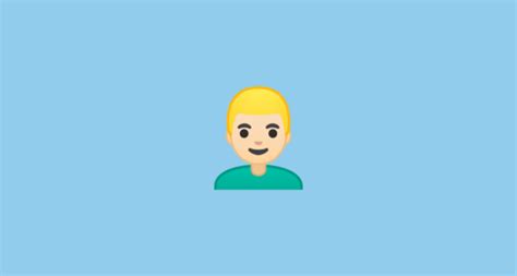 Person Blondes Haar Helle Hautfarbe Emoji On Google Noto Color