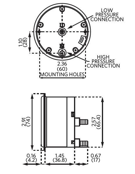 Sensocon Series Sz Miniature Low Cost Differential Pressure