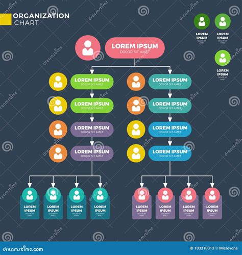 Organizational Chart Corporate Business Hierarchy Stock Illustration Hot Sex Picture