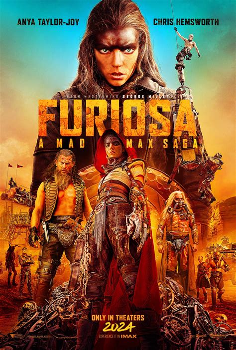 Mad Max: Furiosa presenta su primer póster oficial, y no podría ser más macarra