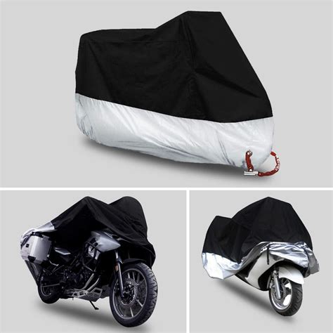 Motorcycle Cover, Waterproof Motorcycle Cover All Weather Outdoor ...