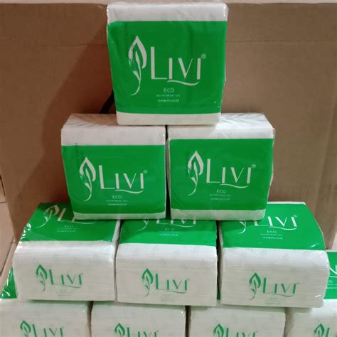 Jual Tissue Livi Eco Multipurpose Tissue Pop Us Meja Makan Shopee