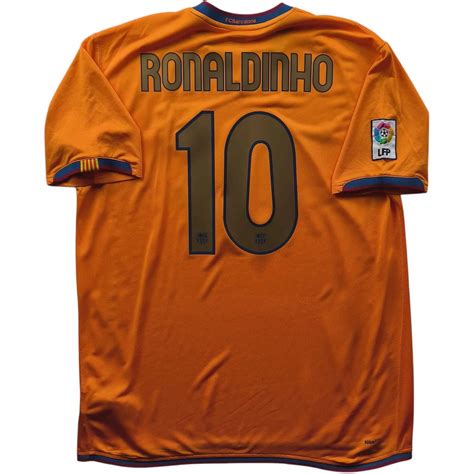 fc barcelona ronaldinho jersey 9
