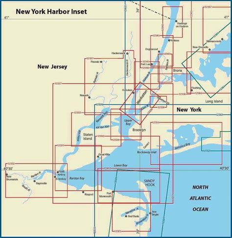 Themapstore Noaa Charts New Jersey New Jersey Shore Chesapeake Bay