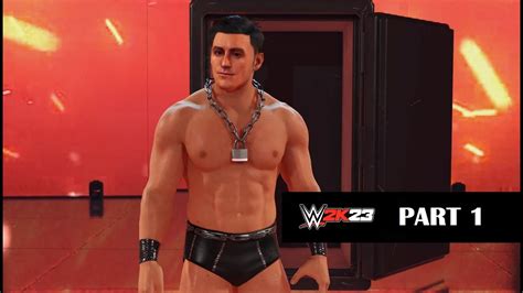 WWE 2K23 Gameplay Men S MyRise Part 1 YouTube