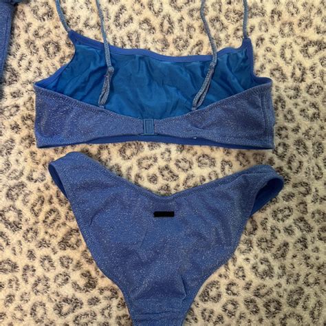 Triangl Mica Marina Sparkle Bikini Comes With Depop