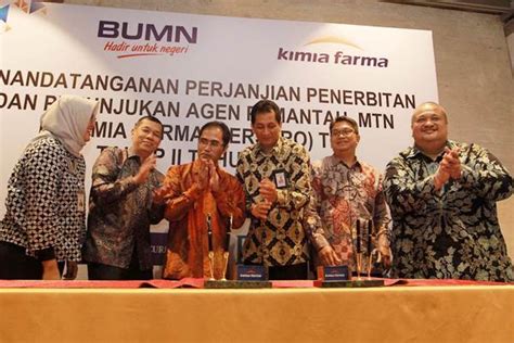 Kimia Farma Terbitkan Medium Term Note Tahap Ii