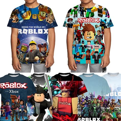 Robloxs Shirt For Kids Roblox Shirts For Kids Boys 3-14 Years Old ...