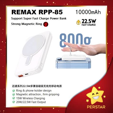 Remax Rpp Wireless Power Bank Fast Charging Support Pd W W