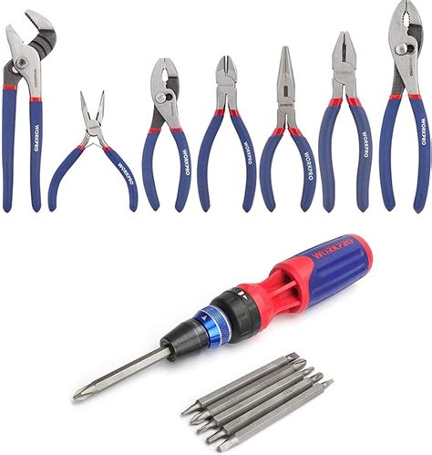 Amazon WORKPRO 12 In 1 Multi Bit Ratcheting Screwdriver With Quick