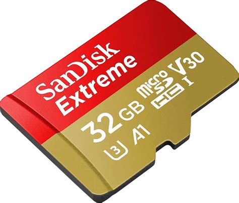 Sandisk Extreme Microsdhc Uhs I Card 32gb Gold And Red Buy Best Price In Uae Dubai Abu