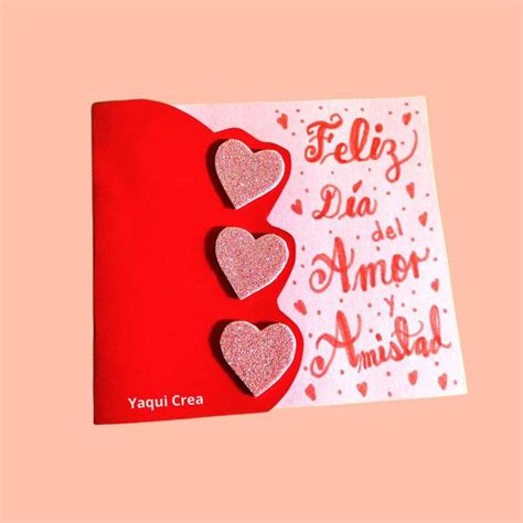 Tarjeta Creativas Para El Día De San Valentín O Día Del Amor Y La