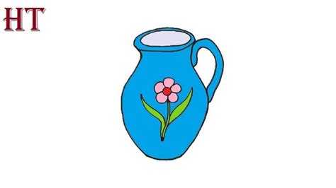 How to Draw a Jug Easy Step by Step | Drawing tutorial easy, Easy drawings, Drawing for beginners