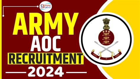 Army Aoc Recruitment Indian Army Ordnance Corps Vacancy Online