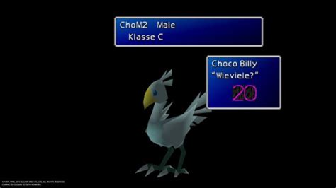 Ffvii Der Goldene Chocobo Crystal Universe