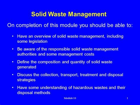 Solid Waste Management Ppt