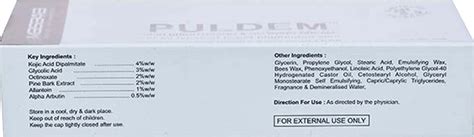 Buy Puldem Spf30 Pa Skin Brightening And Glowing Cream 20 G Online