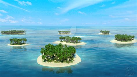 Island Atolls by Hajoba on DeviantArt