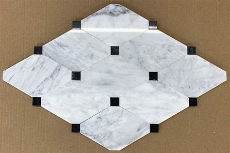 Buy Stone Center Online Carrara White Marble X Rhomboid Chipped