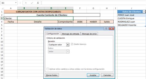 Excel Cursos Y Plantillas Contables Lista Desplegable Y Funci N Indirecto