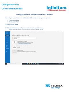 Configuraci N De Correo Infinitum Mail En Outlook Telmex