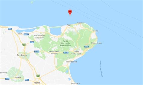 Terremoto Al Largo Del Gargano Scossa Di Magnitudo 3 6 Avvertita Dalla