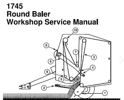 Massey Ferguson 1745 Round Baler Service Repair Manual Service Repair