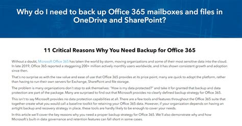 Why Backup Your Microsoft Office 365 Mustbegeekmustbegeek