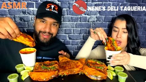 Asmr Birria Cheese Tacos And Birria Quesadillas Mukbang Eating Show 묵방