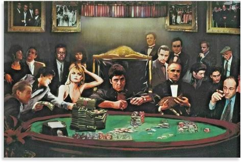 Fdkj Scarface Goodfellas God Father Sopranos Movie Poster For Room