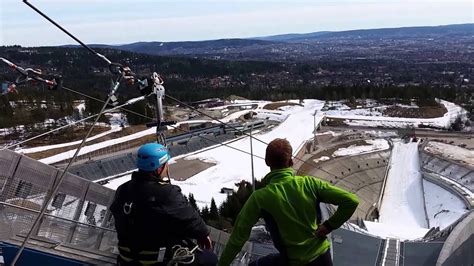 Holmenkollen Zipline - YouTube