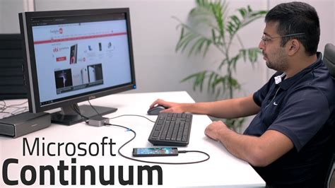 Microsoft Continuum And Display Dock Demo And Features Overview YouTube