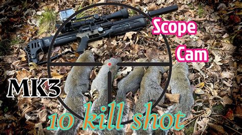 Scope Cam Squirrel Hunting Air Rifle And Mag Youtube