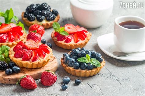 Ягодные корзиночки: рецепт лакомства для всей семьи | Tea time food ...