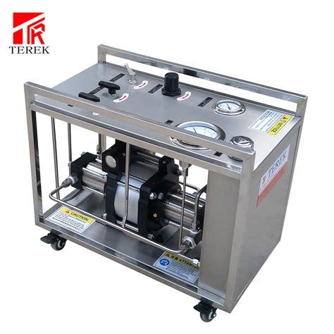 Terek 10 400 Mpa High Pressure Air Driven Hydraulic Pump Valve Test Equipment For Pressure