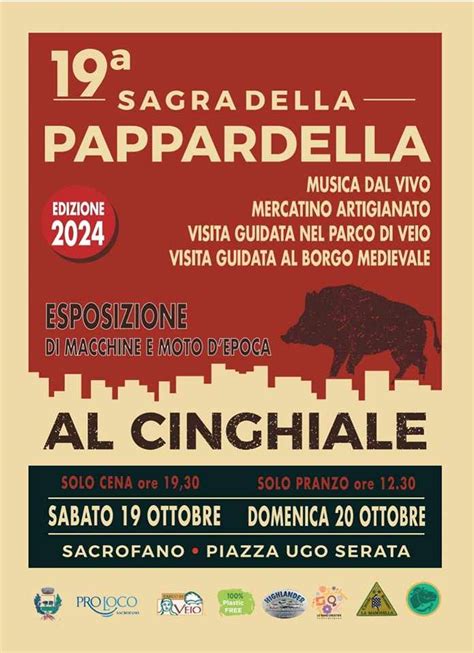 Sacrofano Sagra Delle Pappardelle Al Cinghiale