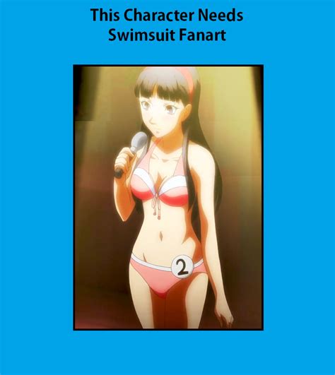 Yukiko Amagi Needs Swimsuit Fanart By Background Conquerer On Deviantart