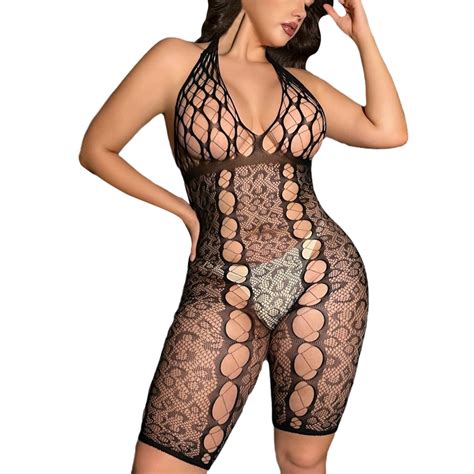 Midwennn Sexy Lingerie For Women Fishnet Lingerie Shapewear Bodysuits Bodysuit Outfits Teddy