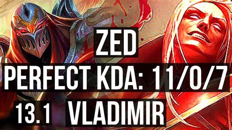 Zed Vs Vladimir Mid M Mastery Legendary Games