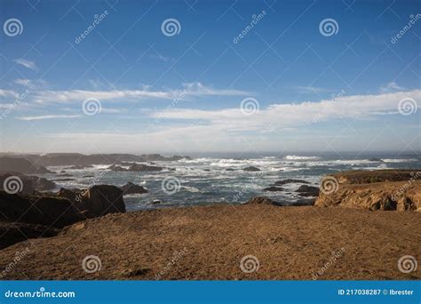 Glass Beach In The Pacific Coast Fort Bragg California Usa Stock Image Image Of Sand Stone