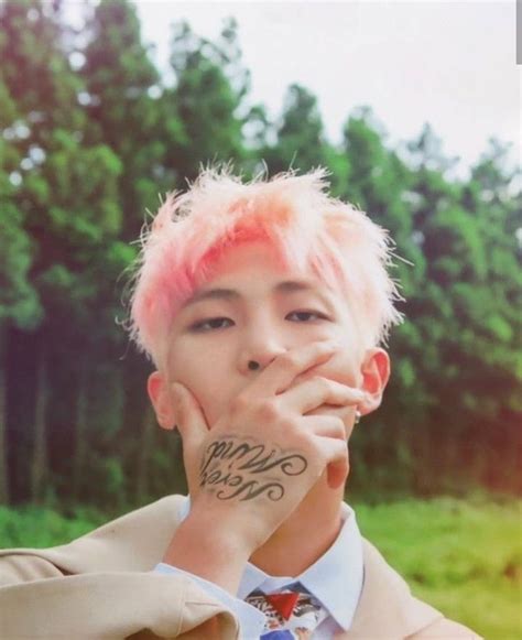 Namjoon Kim Namjoon Pink Hair