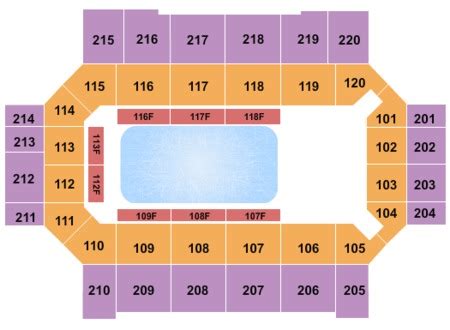 Seating Chart | Broadmoor World Arena | Colorado Springs, Colorado