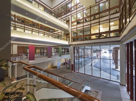 Modern office building lobby — Stock Photo © Sonar #50299299