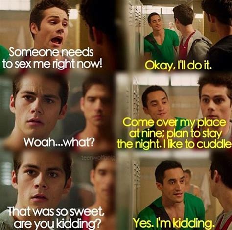 Haha I Love Stiles And Danny Teen Wolf Teen Wolf Funny Teen