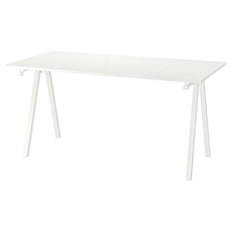 TROTTEN desk, white, 63x311/2" - IKEA