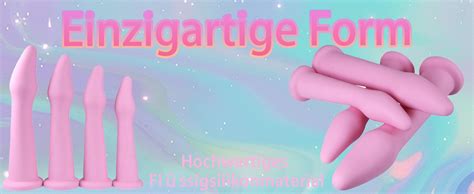 Jixaxe Cm Riesige Analplug Extra Lang Buttplug Weiches Silikon Dildo Mit Saugnapf Rosa Dildos