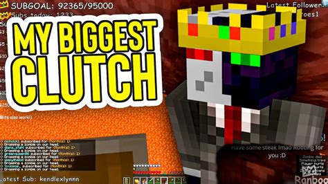 Ranboos Biggest CLUTCH In Minecraft History YouTube